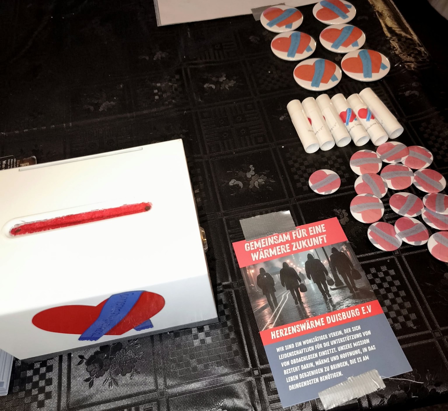 Informationsmaterial von Herzenswärme Duisburg